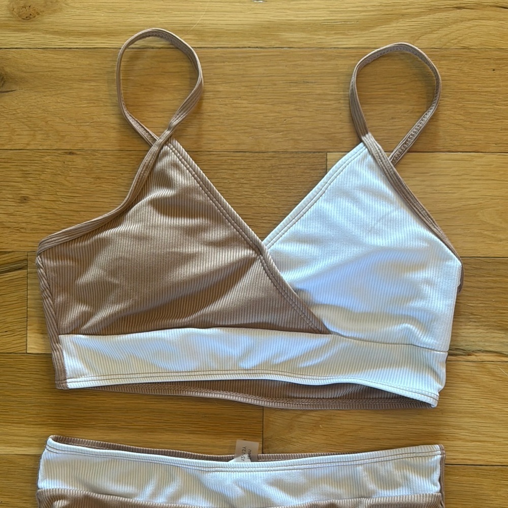 Two-Tone Bikini Set - Picture 2 of 7